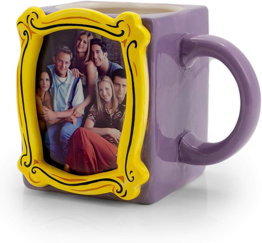 Silver Buffalo Friends in Frame Large Ceramic 3D Sculpted Mug, 20 Ounces | Amazon (US)