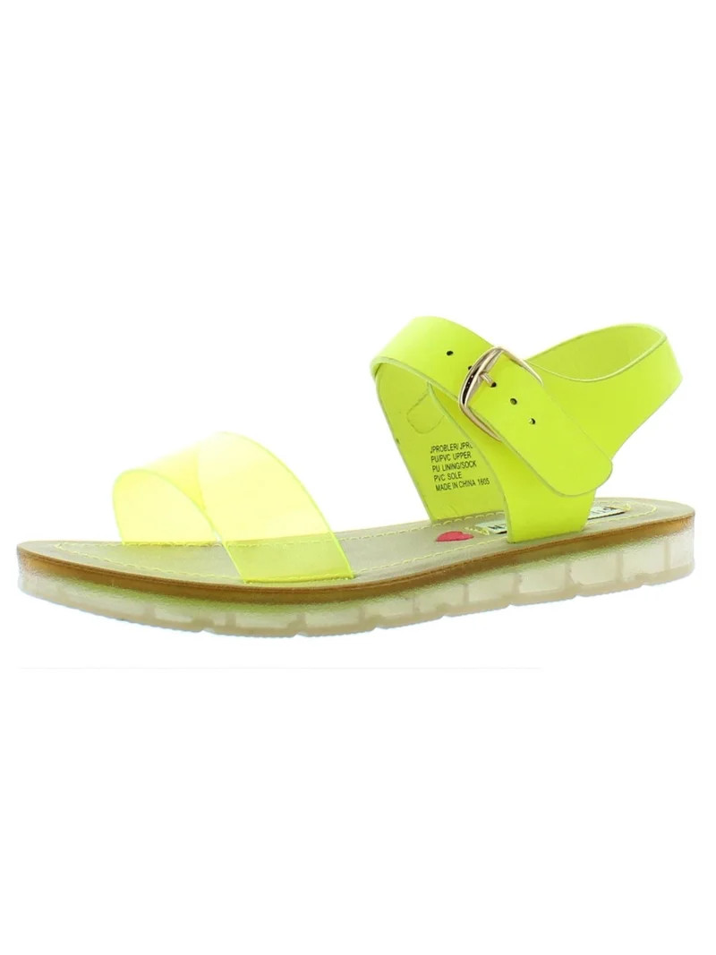 Steve Madden Girls Jprobler Casual Neon Strap Sandals | Walmart (US)