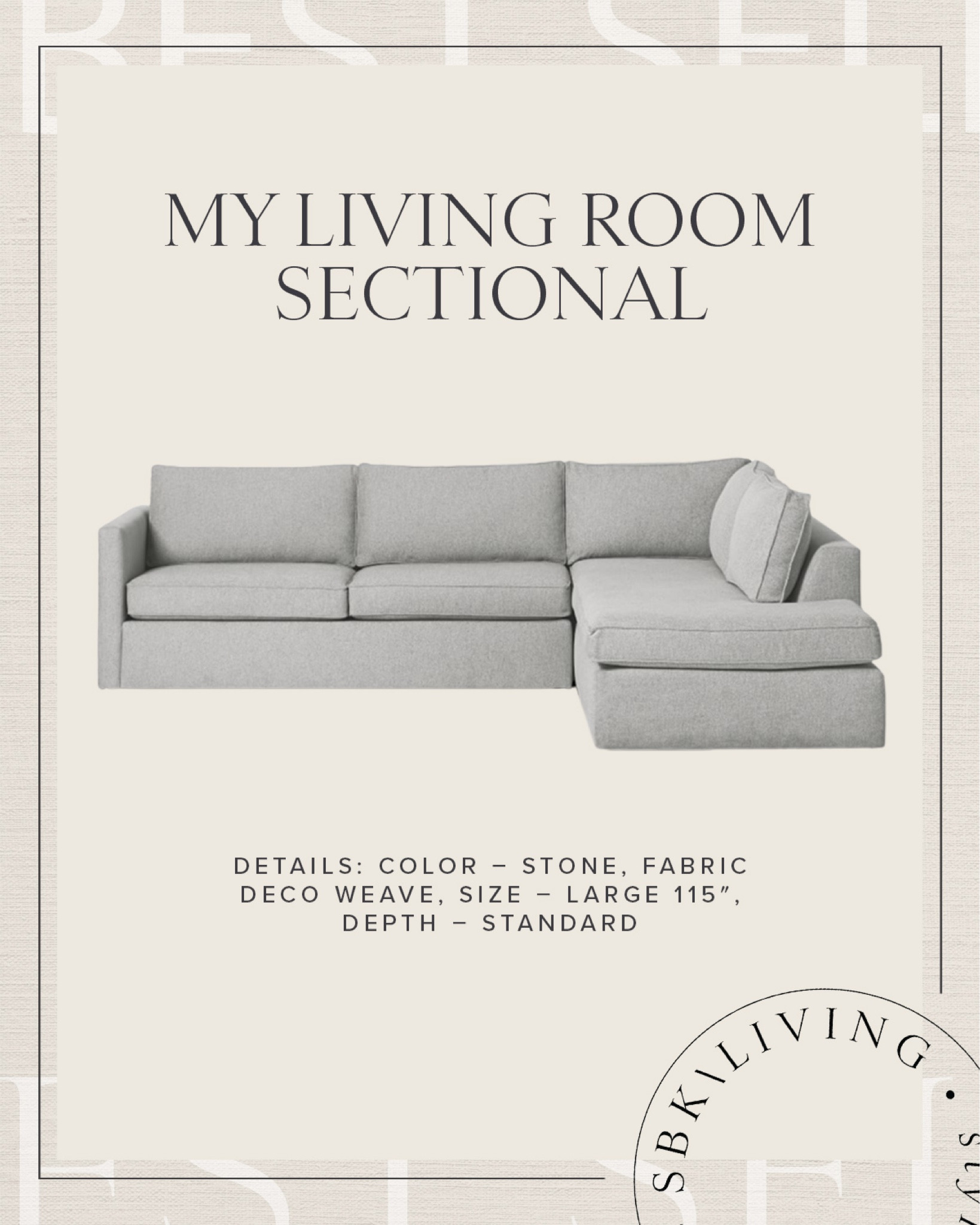 H O M E \ my living room sofa sectional from west elm! 

Home decor 

#LTKhome