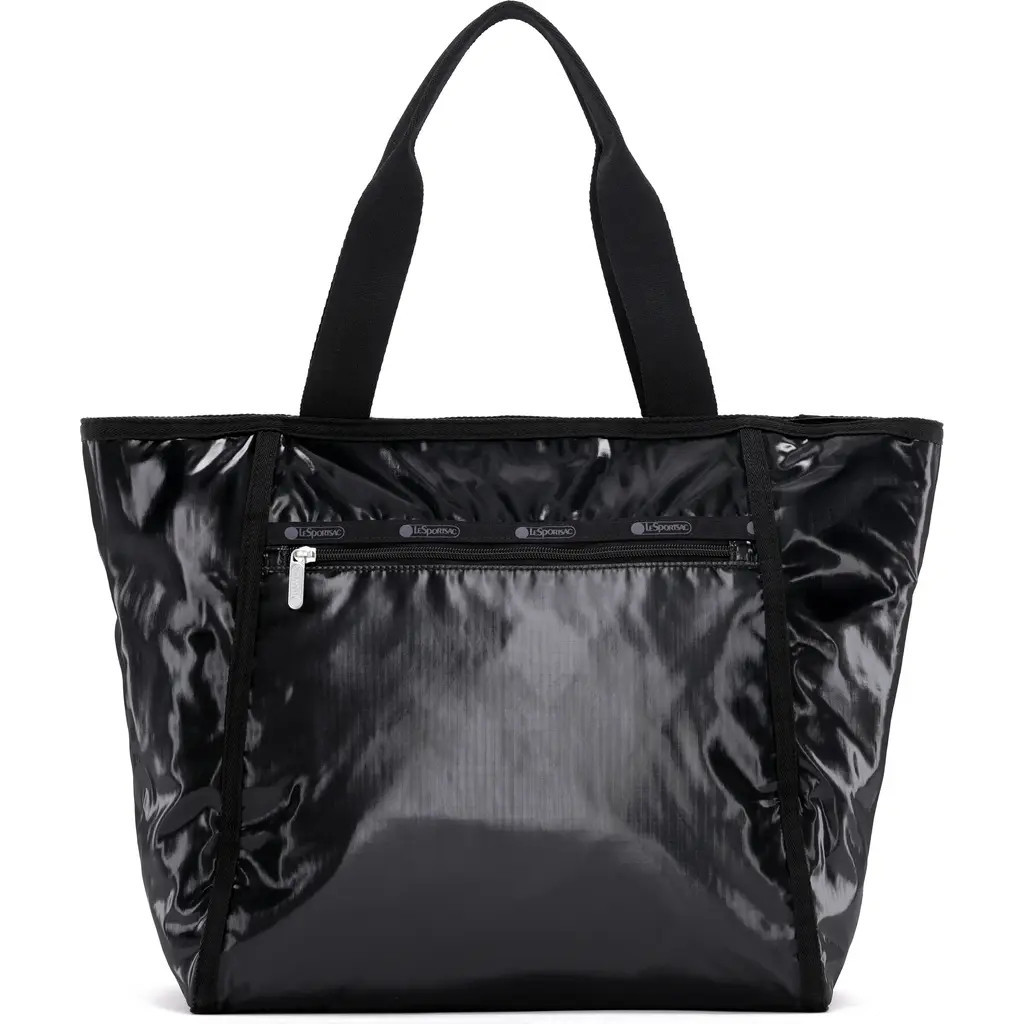 LeSportsac Shine Classic Nylon Tote in Black Shine at Nordstrom Rack | Nordstrom Rack