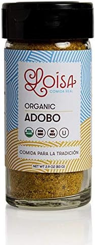 Loisa Adobo Seasoning, USDA Organic, Non-GMO, No-MSG, No Preservatives, No Artificial Coloring, N... | Amazon (US)