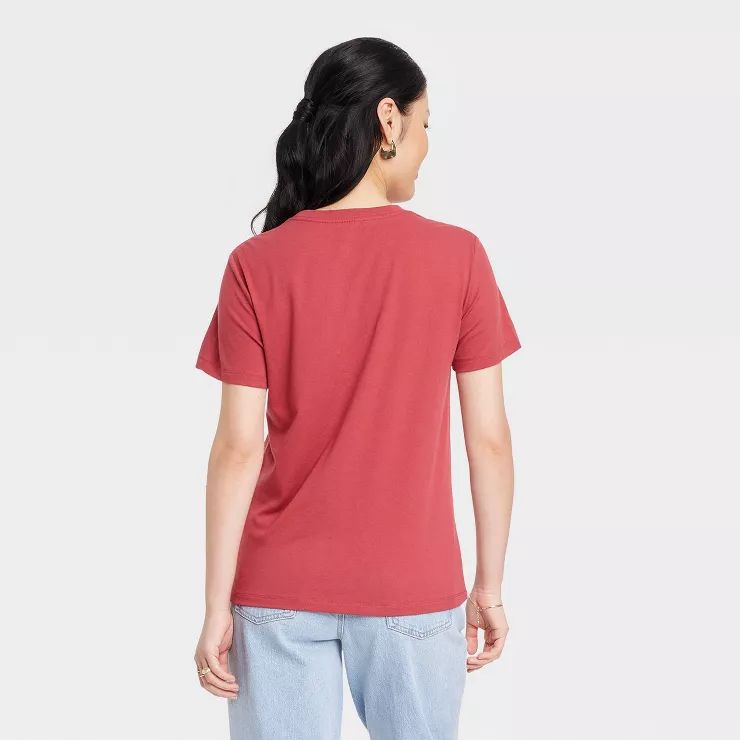 Women's Year of the Rabbit Short Sleeve Graphic T-Shirt- Red | Target