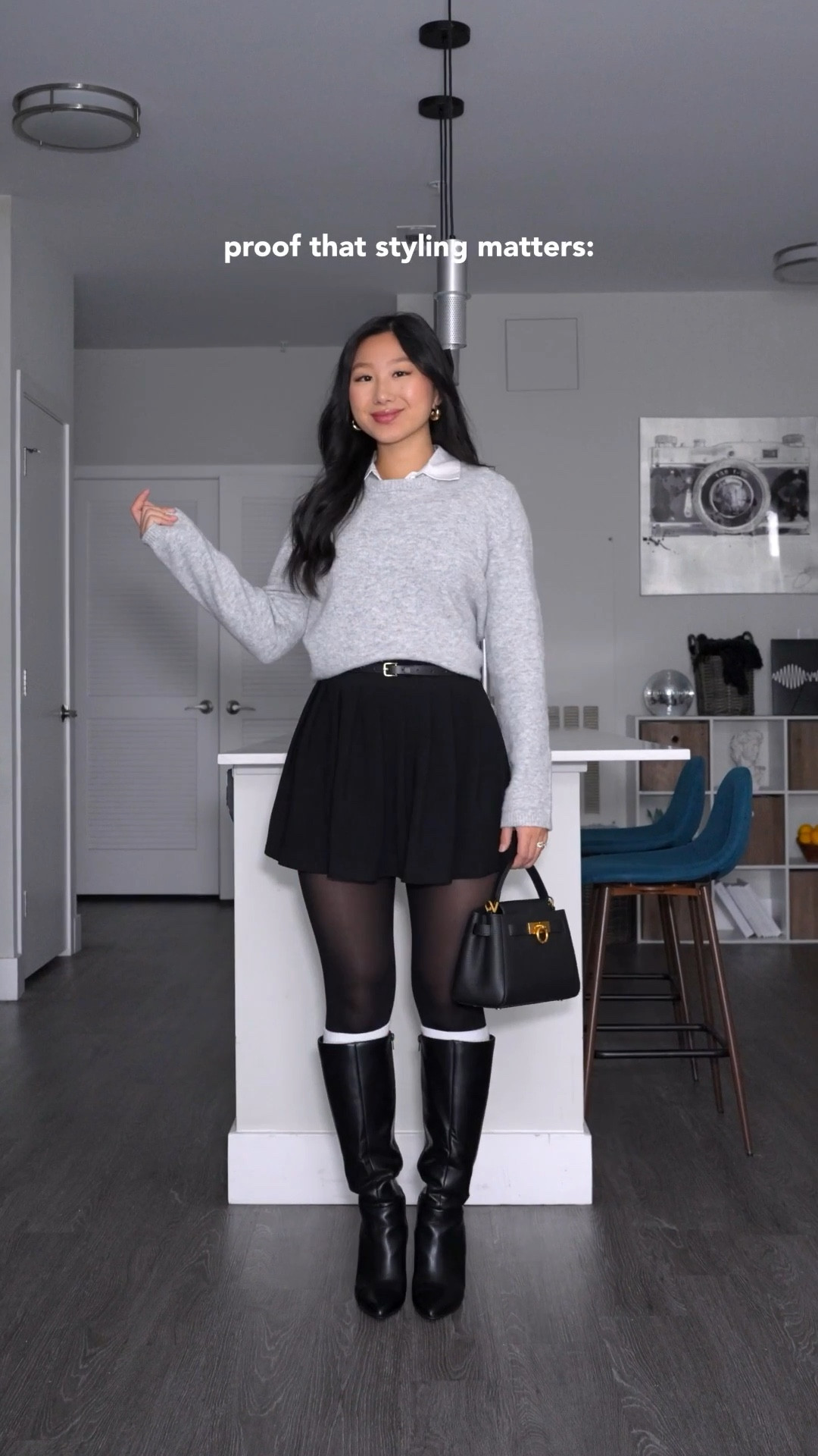 Linking similar products
Black Knee High Boots: true to size
Jean Skort (SHORTS in back): size XS
Platform UGG Boots: true to size

How to style, style tips, outfit idea, fall fashion, accessories, ootd 

#LTKStyleTip #LTKSeasonal #LTKFindsUnder50