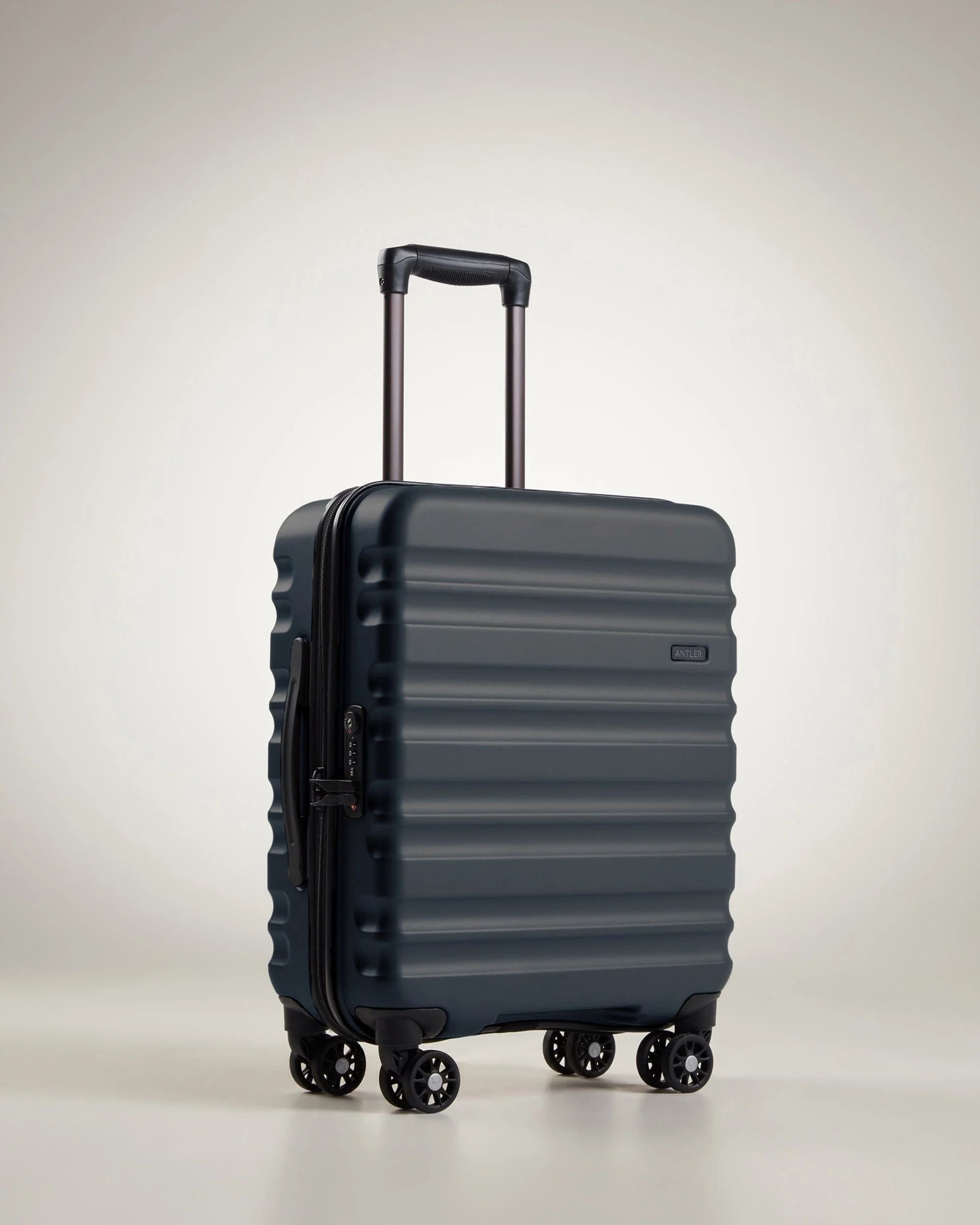 Clifton 55x40x20cm Cabin Suitcase Navy | Hard Suitcase | Antler UK | Antler UK