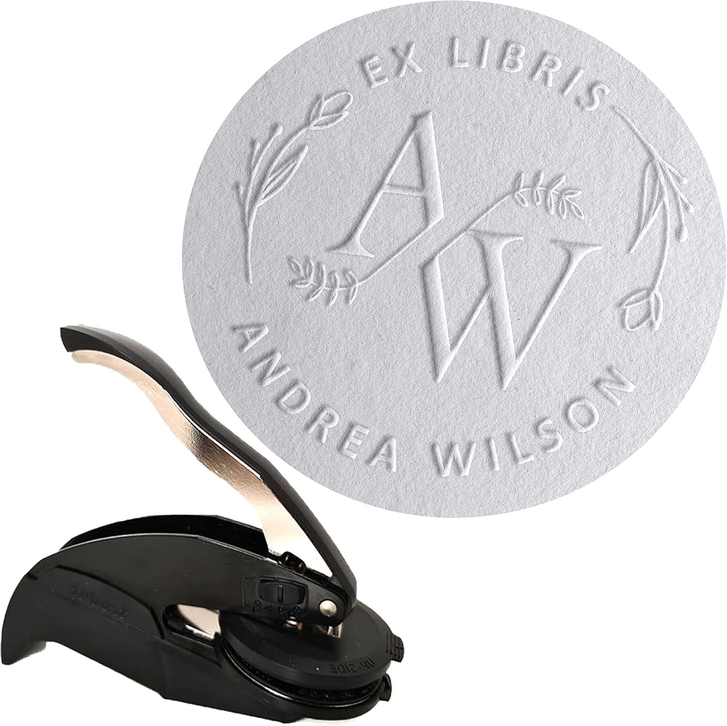 Personalized Book Embosser Custom Made with Your Name, from The Library of, Bibliophile Gift, Ex ... | Amazon (US)