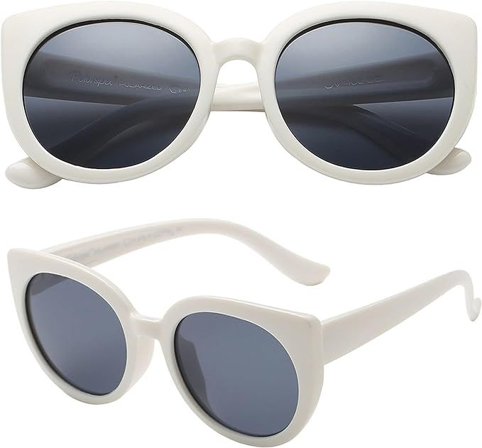 PolarSpex Girls Sunglasses-Polarized Toddler Cat Eye Sunglasses-Unbreakable & Fahionable Kids Sun... | Amazon (US)