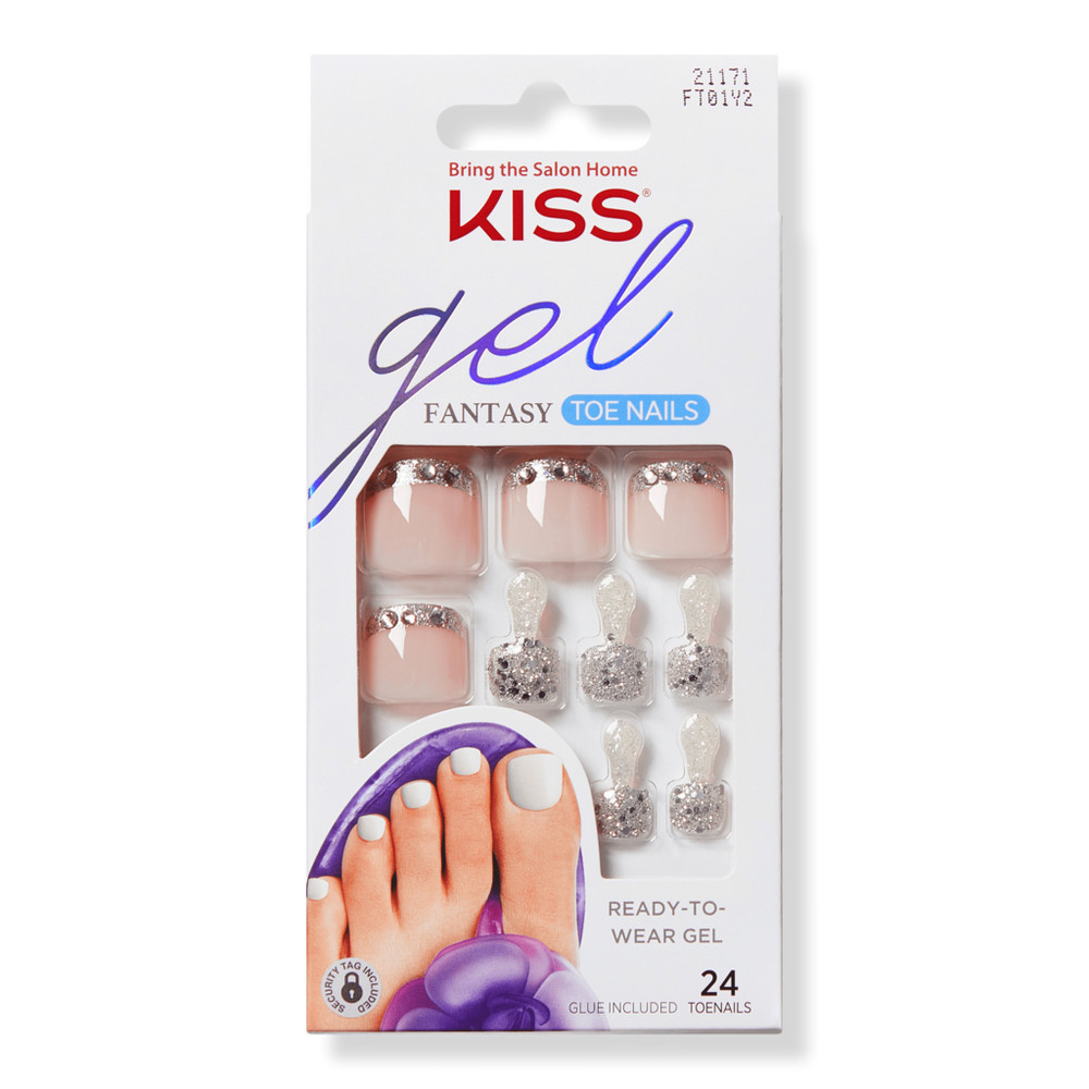 Kiss Gel Fantasy Press-On Toenails | Ulta