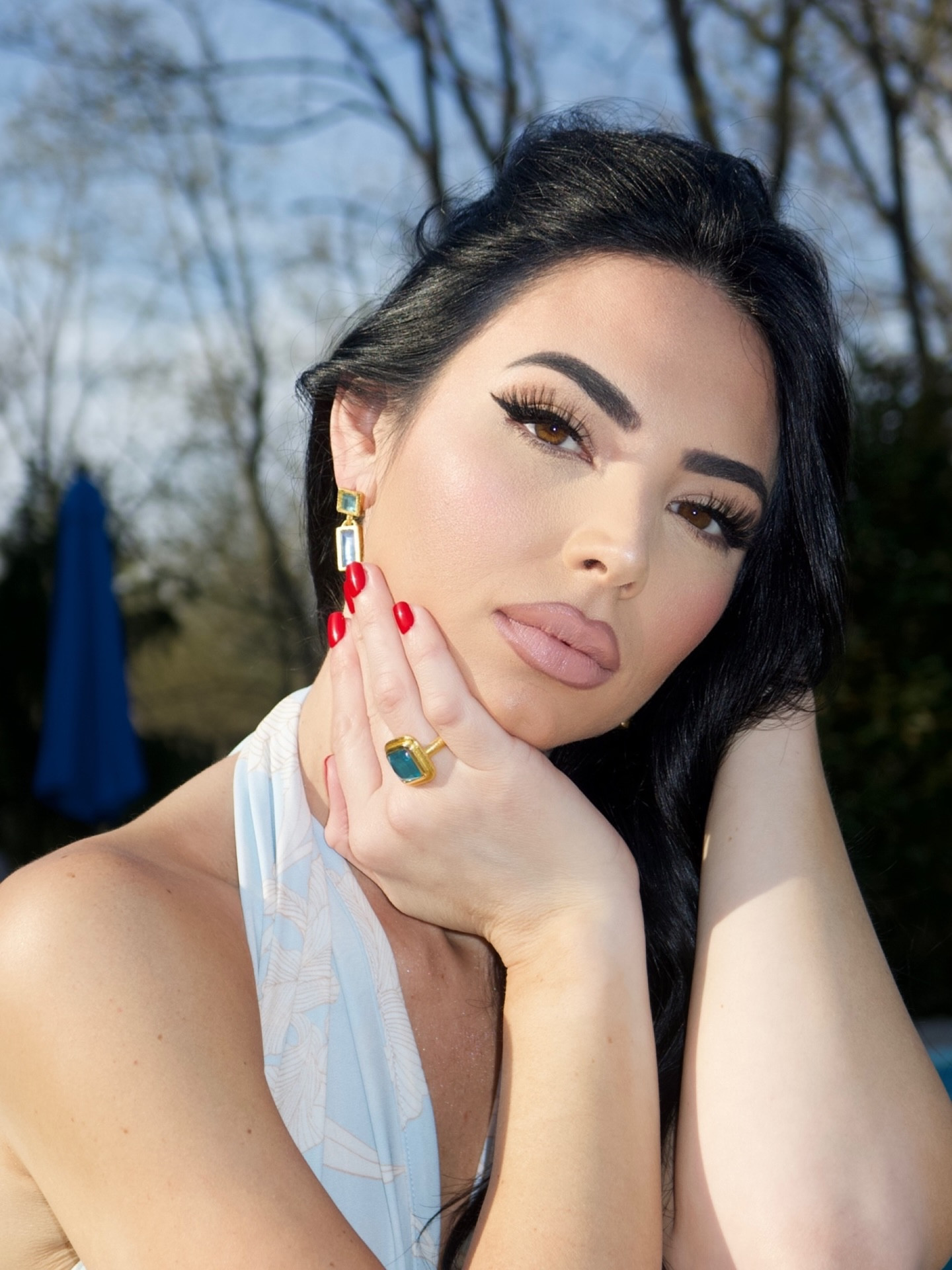 Blue sapphire @marciamoran_jewelry