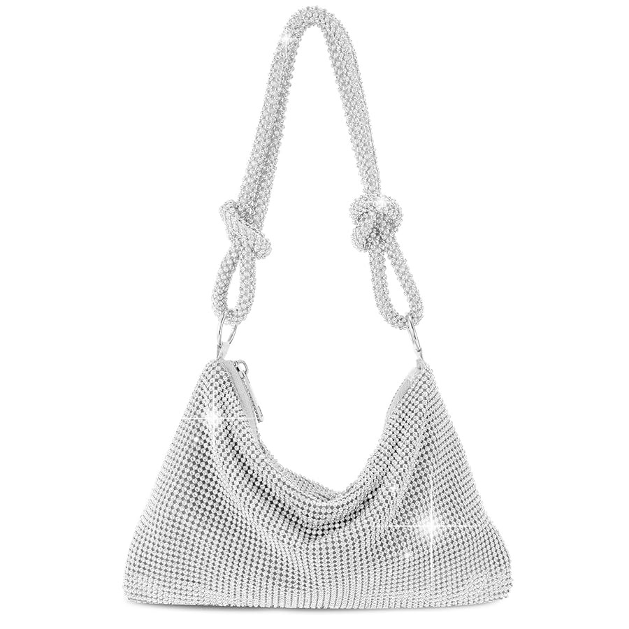 Women Gold Clutch, Rhinestone Gold Purse Wedding,Evening Clutch Purses For Women 10.2"×0.4"×6.6... | Amazon (US)