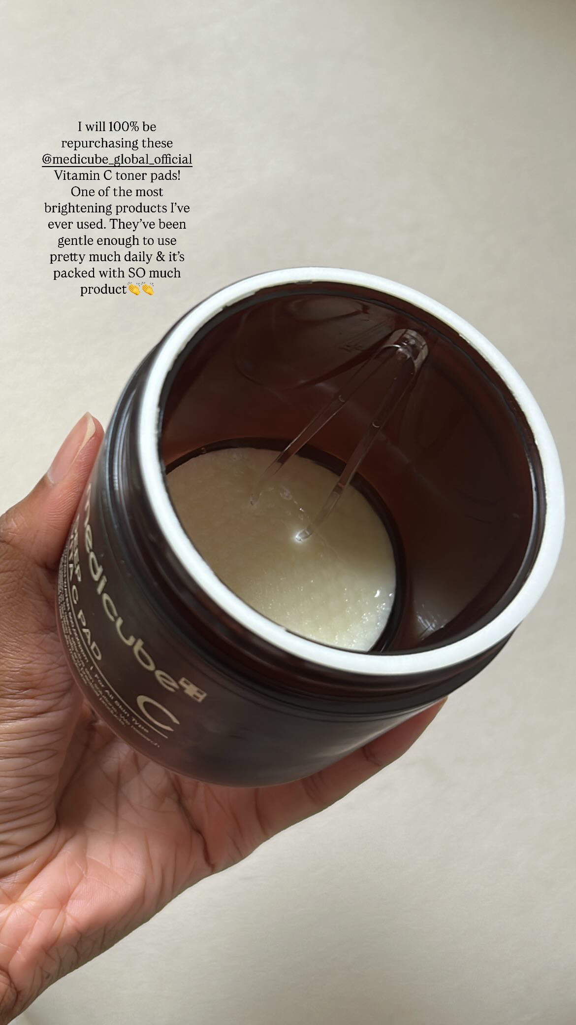Brighten + smooth in one step. These Medicube Vitamin C Toner Pads are my absolute faves for dark spots + glow. #skincare #skincarefaves #vitaminC #kbeauty 

 #LTKFindsUnder50 #LTKBeauty