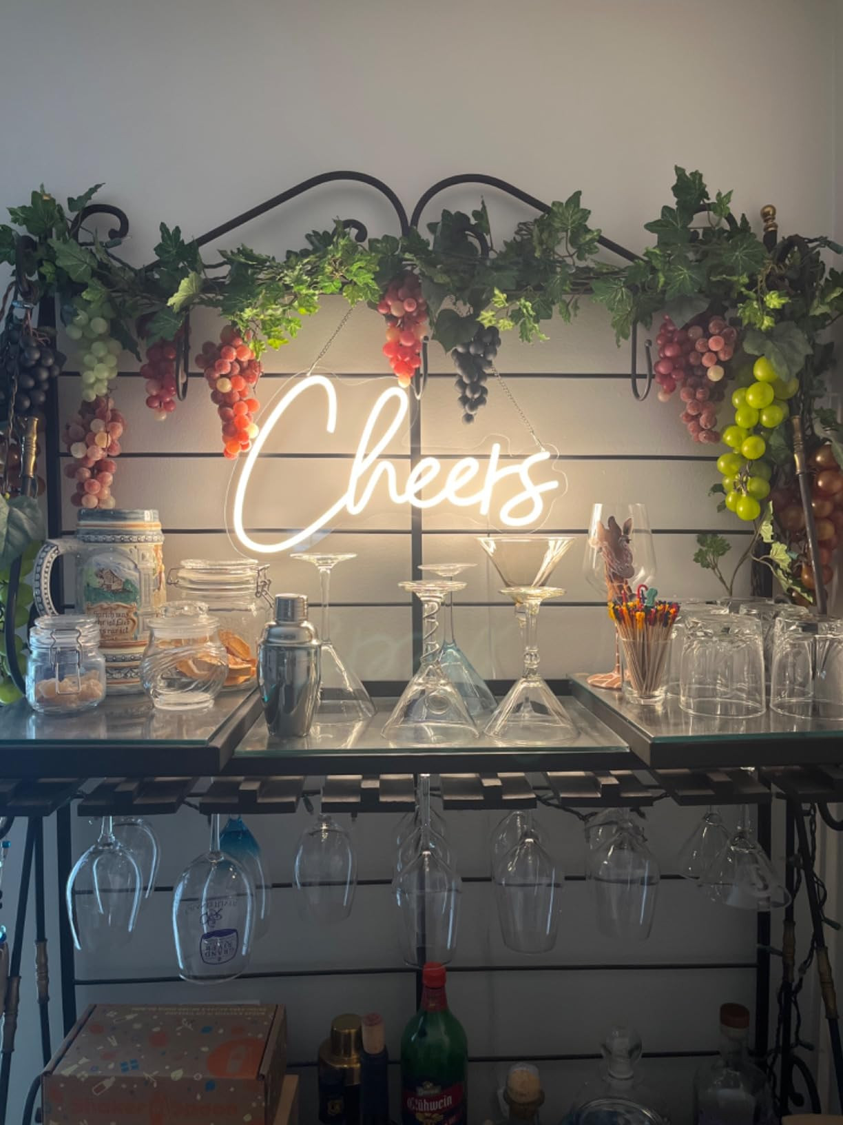 LiQi ™ ' CHEERS Neon Sign,for Wall Decor, Home Bar, Club, Bistro,party,coffee, business, Cockta... | Amazon (US)