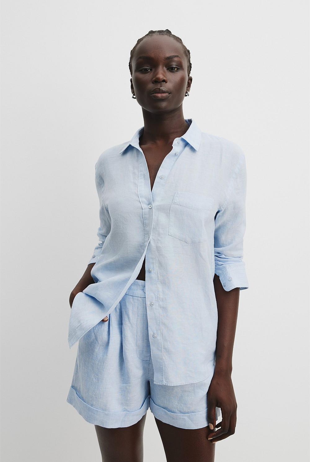 Organically Grown Linen Shirt | Country Road