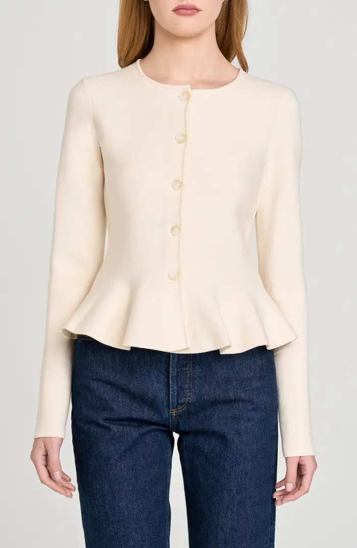 Brooklyn Peplum Cardigan | Nordstrom