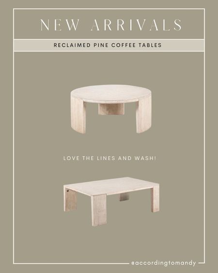 Gorgeous reclaimed wood coffee tables under $1000 

#LTKhome