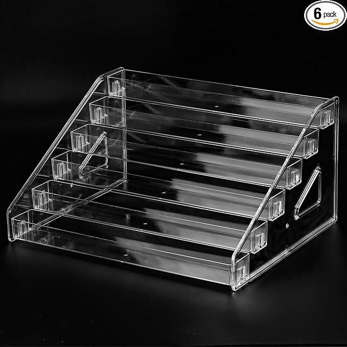 SUTOKAKA Nail Polish Organizer Clear Acrylic Eyeglasses Display Holder Essential Oil Storage Rack... | Amazon (US)