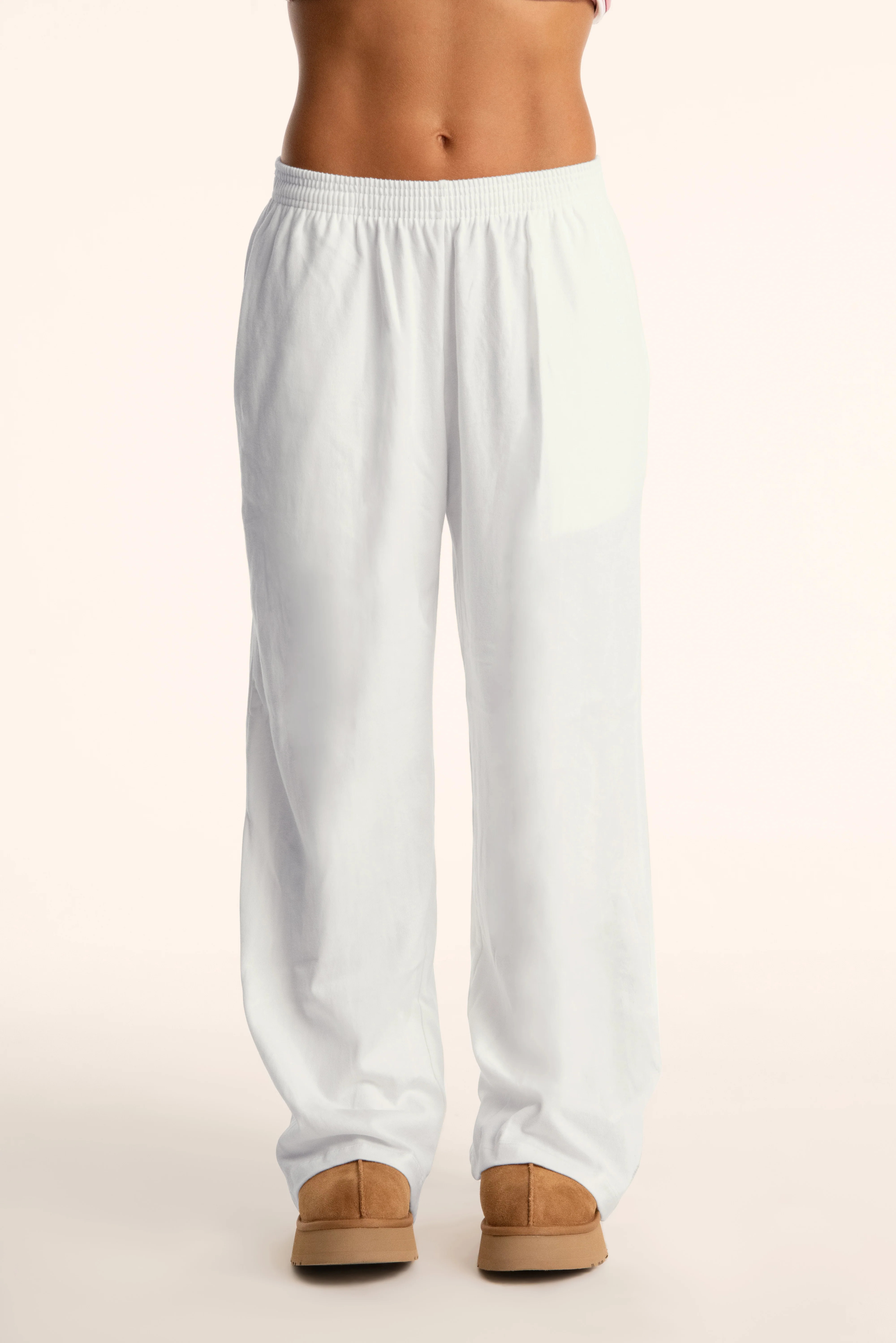 HEAVY COTTON EASY PARKE PANTS - SEASHELL | SET Active