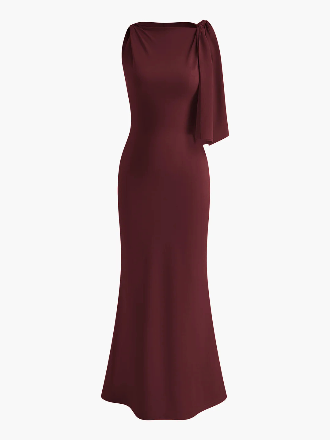 Beloved Knotted Sleeveless Long Dress | Commense