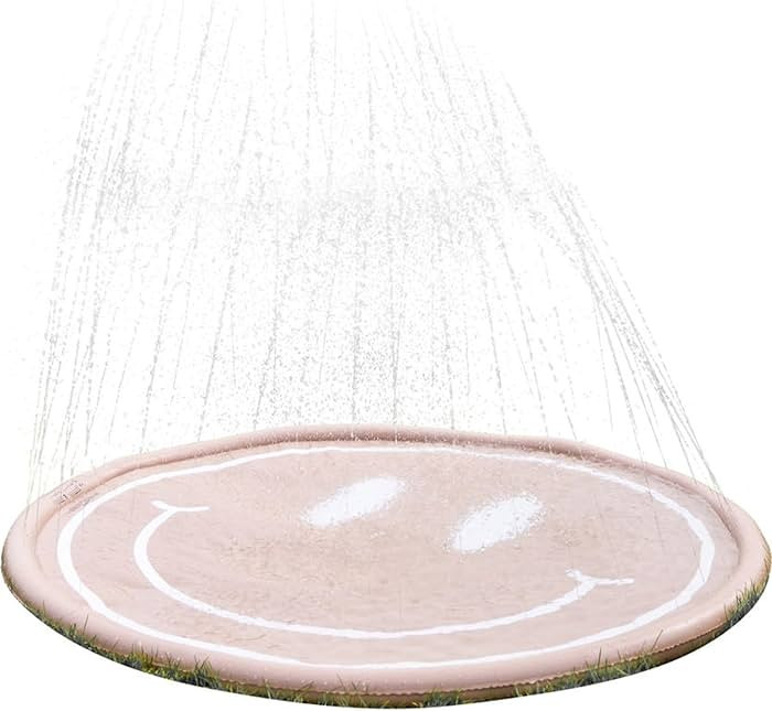 Bouncee Splash Pad Sprinkler for Kids - 68" Outside Mini Pool for Baby and Toddler - Splash Pad f... | Amazon (US)