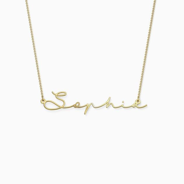 Mon Amour Name Necklace | Mint & Lily