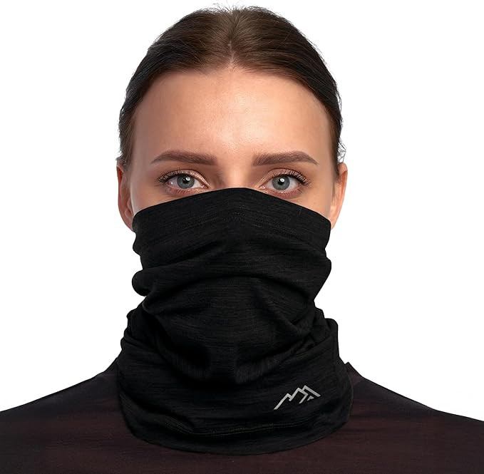 Merino.tech Merino Wool Ski Neck Gaiter - Face Mask Neck Warmer for Men & Women | Amazon (US)