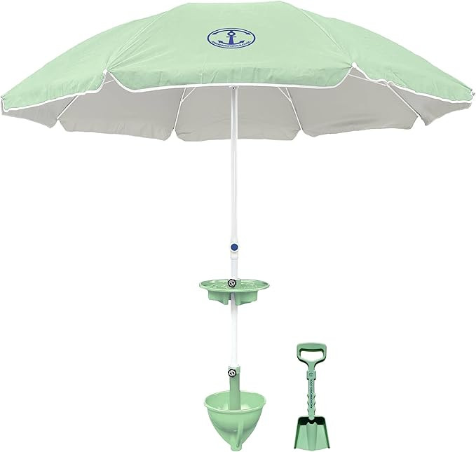 Anchor Works All-In-One Classic Beach Umbrella System - Secure & Wind-Resistant with Heavy-Duty P... | Amazon (US)