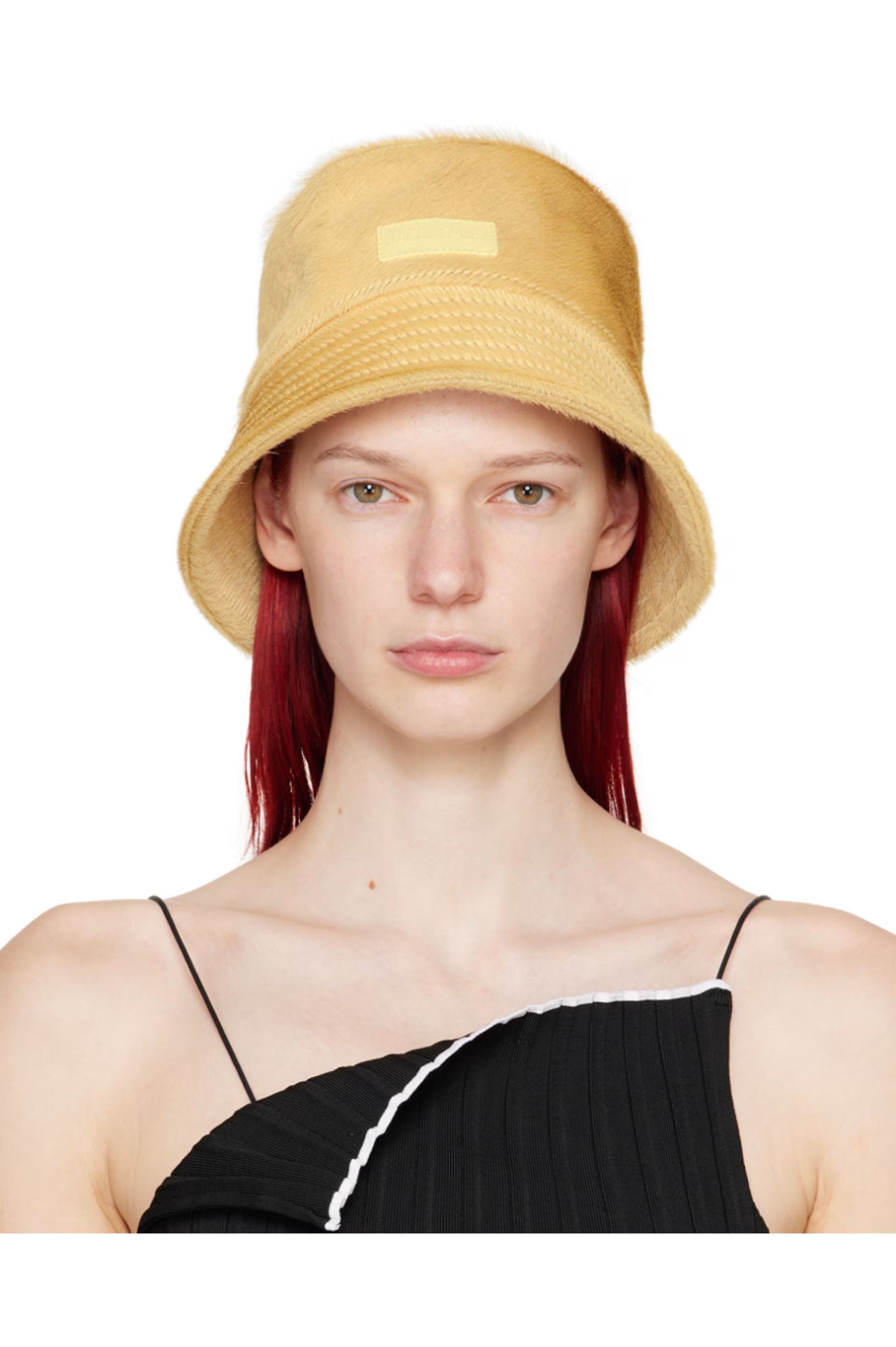 Beige Les Sculptures 'Le bob Sperone' Bucket Hat | SSENSE