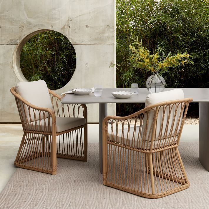 Tulum Indoor/Outdoor Dining Chair (Set of 2) | West Elm (US)