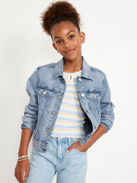 Jean Trucker Jacket for Girls | Old Navy (US)