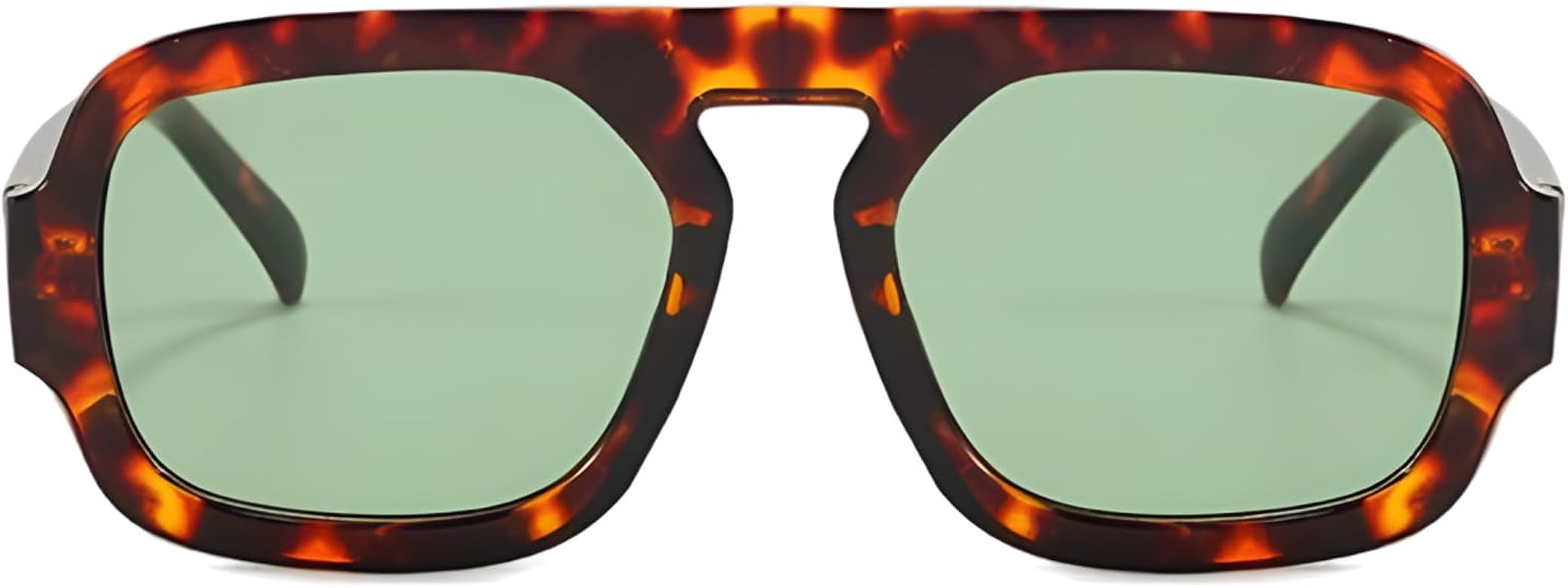 ADE WU Trendy Square Sunglasses for Women Men,Vintage Square Aviator Sunglasses Fashion 70s Inspi... | Amazon (US)