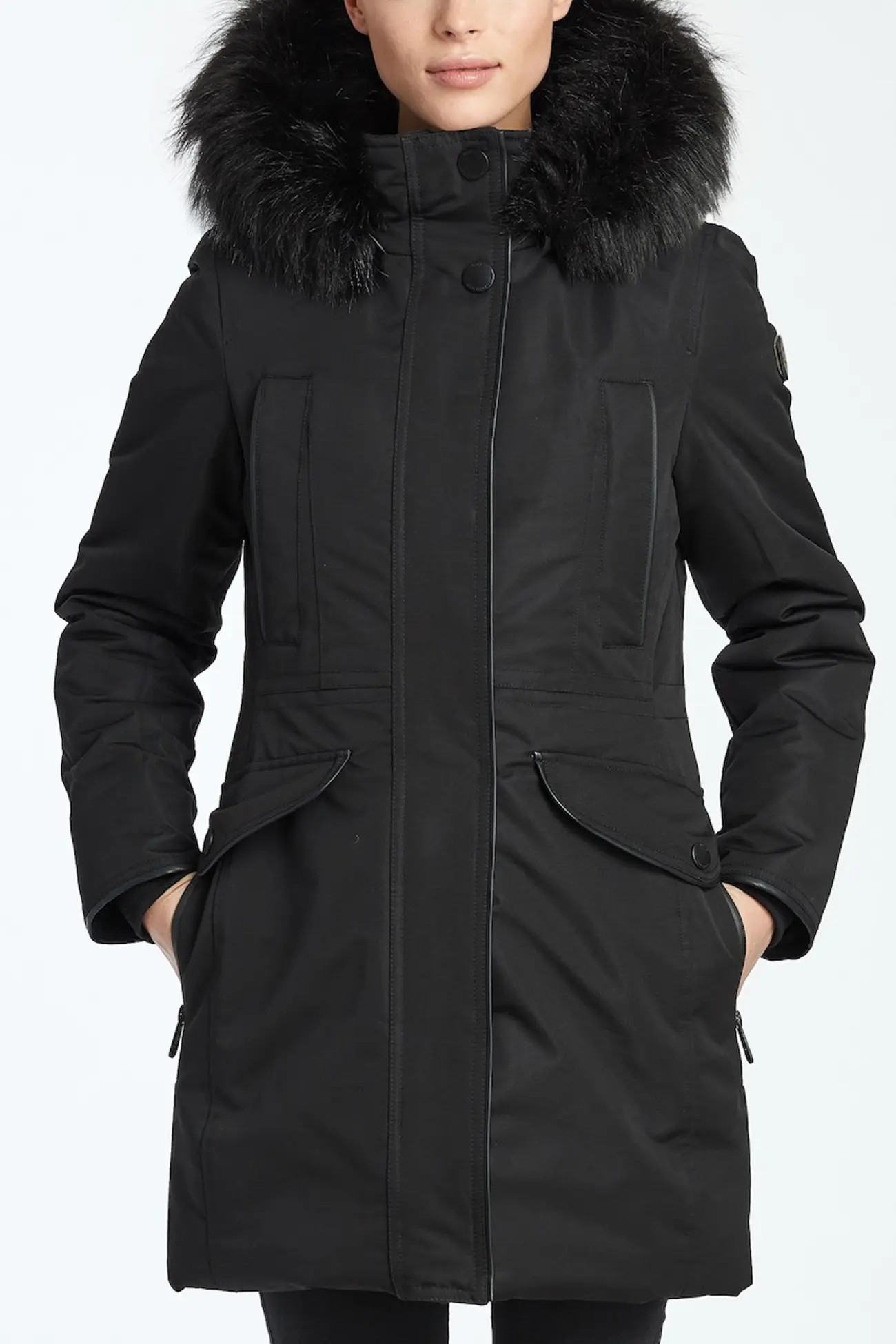 NOIZE | Nicole Faux Fur Trim Parka | Nordstrom Rack | Nordstrom Rack