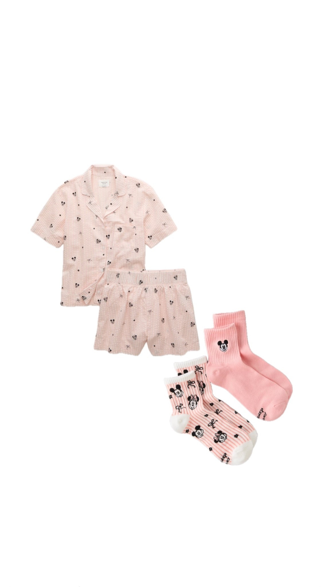 pink bow disney pjs 

#LTKFindsUnder50 #LTKStyleTip