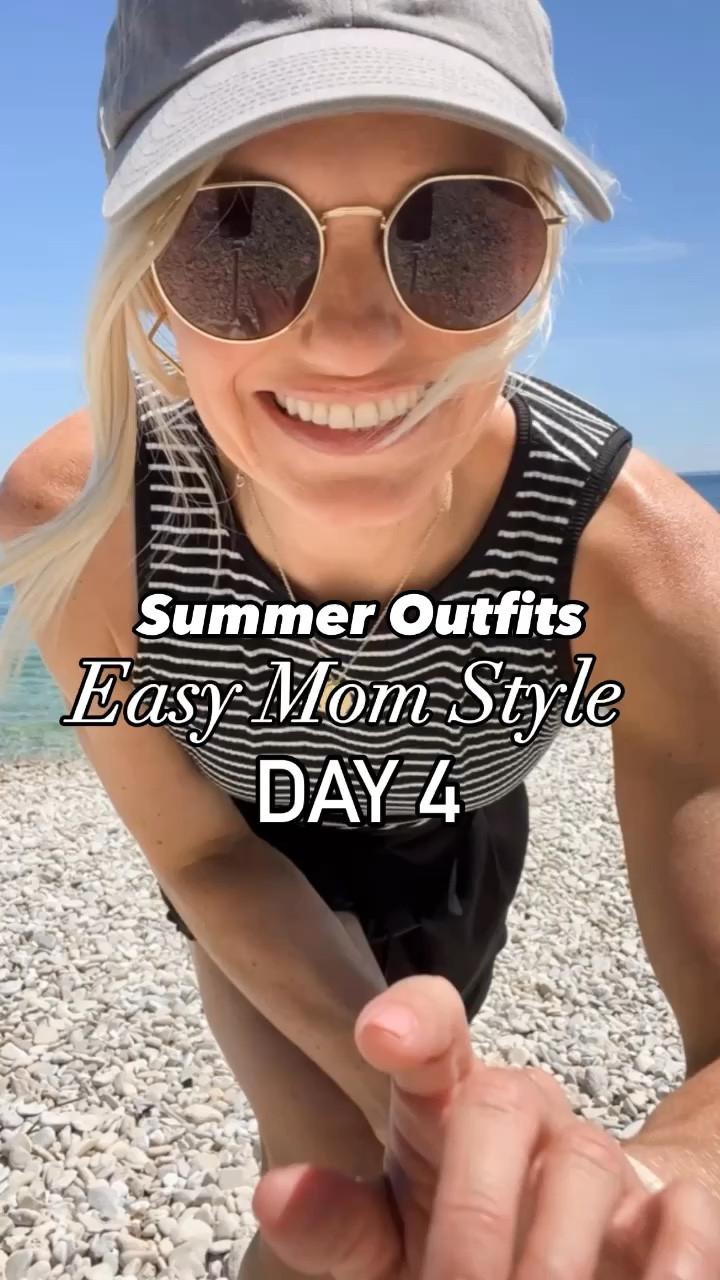 Summer Outfit Day 4: Easy Mom Style. I wore this outfit at Mackinac Island. 
Top- small
Shorts- sold out, linked similar 
Shoes- 7, sized down a half size

#LTKSeasonal #LTKStyleTip #LTKFindsUnder100