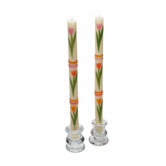 Tulip Dinner Candles, Set of 2 | MacKenzie-Childs