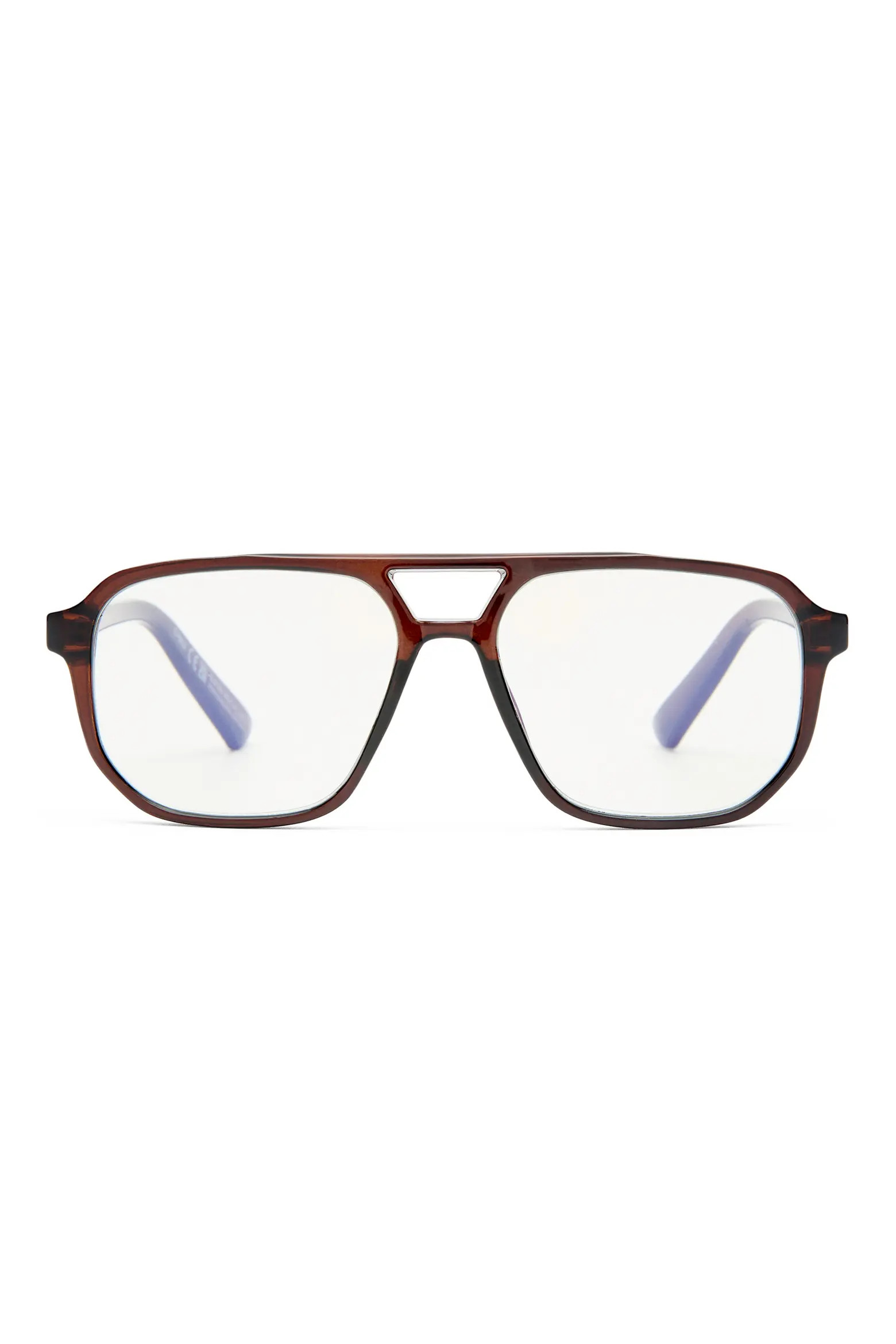 The Atticus 53mm Aviator Blue Light Blocking Reading Glasses | Nordstrom | Nordstrom