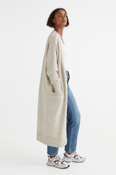 Long Fine-knit Cardigan | H&M (US + CA)