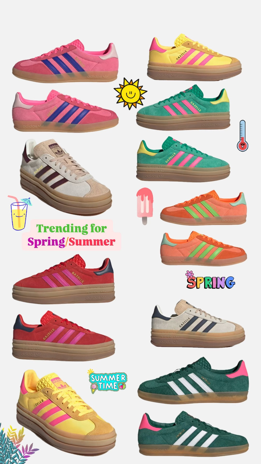 My favorite sneaker to pair with anything and everything! Skirts, dresses, jeans, shorts, etc! Pops of color add so much to a neutral outfit or mix and match colors and patterns for a more eclectic style! I size down half a size in both styles 🩵

#LTKTravel #LTKShoeCrush #LTKStyleTip