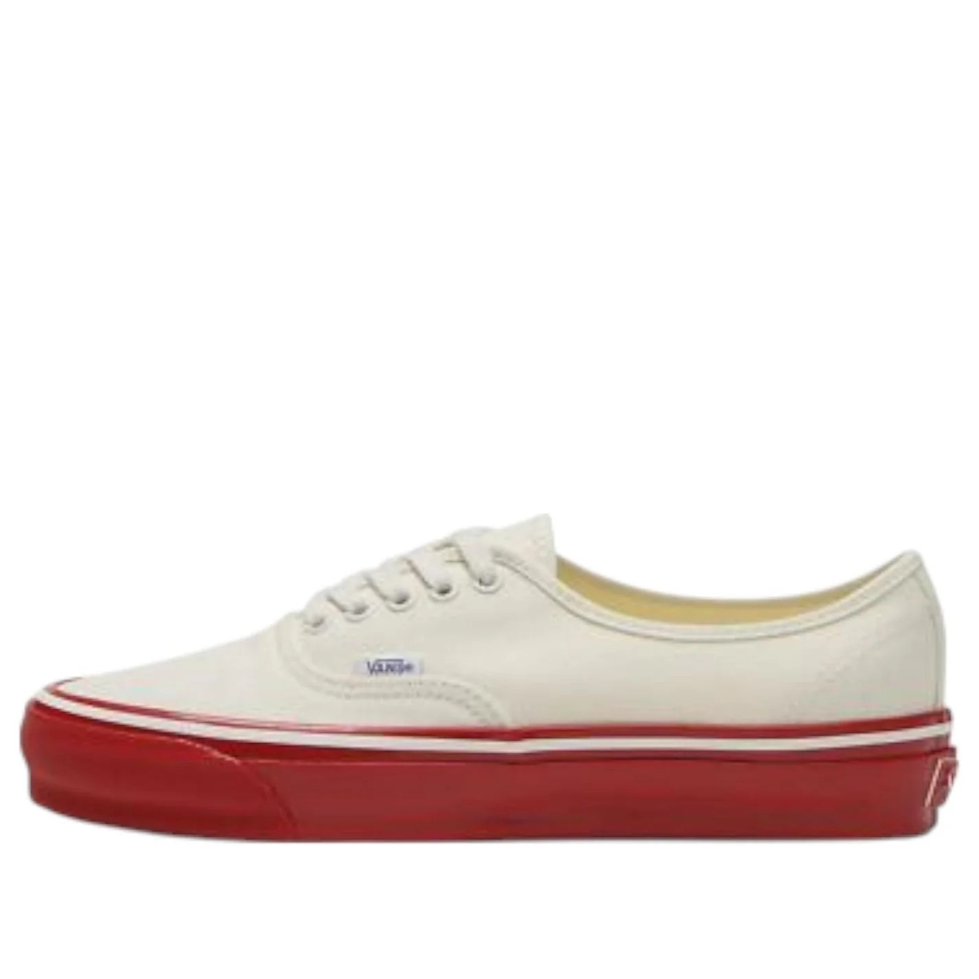 Vans Premium Authentic 'White Red Midsole' VN000EBNYF9 | KICKS CREW