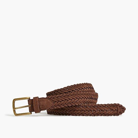 Suede braided belt | J.Crew Factory
