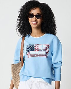 Oar flag graphic sweatshirt | J.Crew Factory