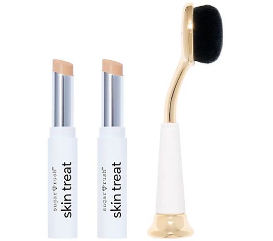 tarte Sugar Rush Skin Treat Concealer Duo w/ Brush - QVC.com | QVC