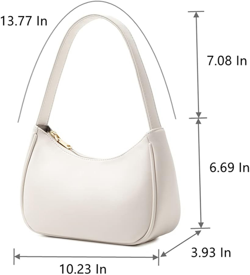 CYHTWSDJ Shoulder Bags for Women, Cute Hobo Tote Handbag Mini Clutch Purse with Zipper Closure | Amazon (US)