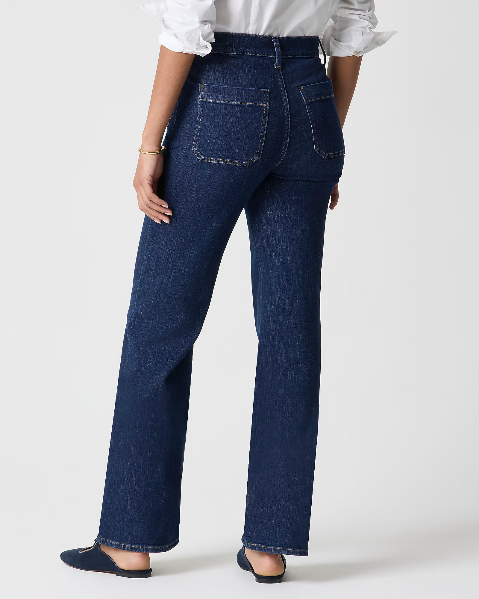 Slim wide-leg sailor jean in all-day stretch | J.Crew Factory