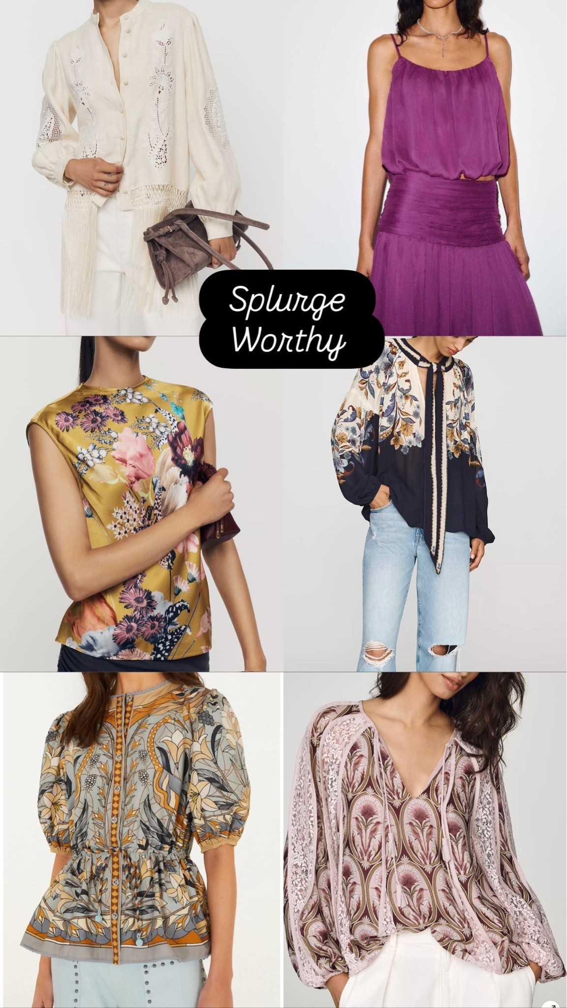 Splurge worthy new finds!! 
Fun color, pattern and details.

#LTKmomlife #LTKSeasonal #LTKOver40