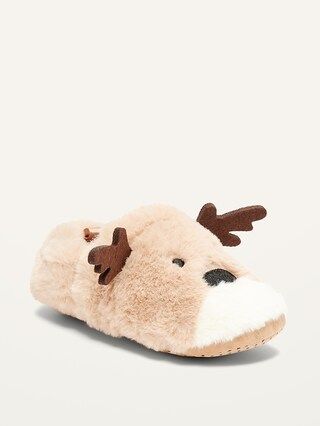 Unisex Faux-Fur Critter Slippers for Baby | Old Navy (US)