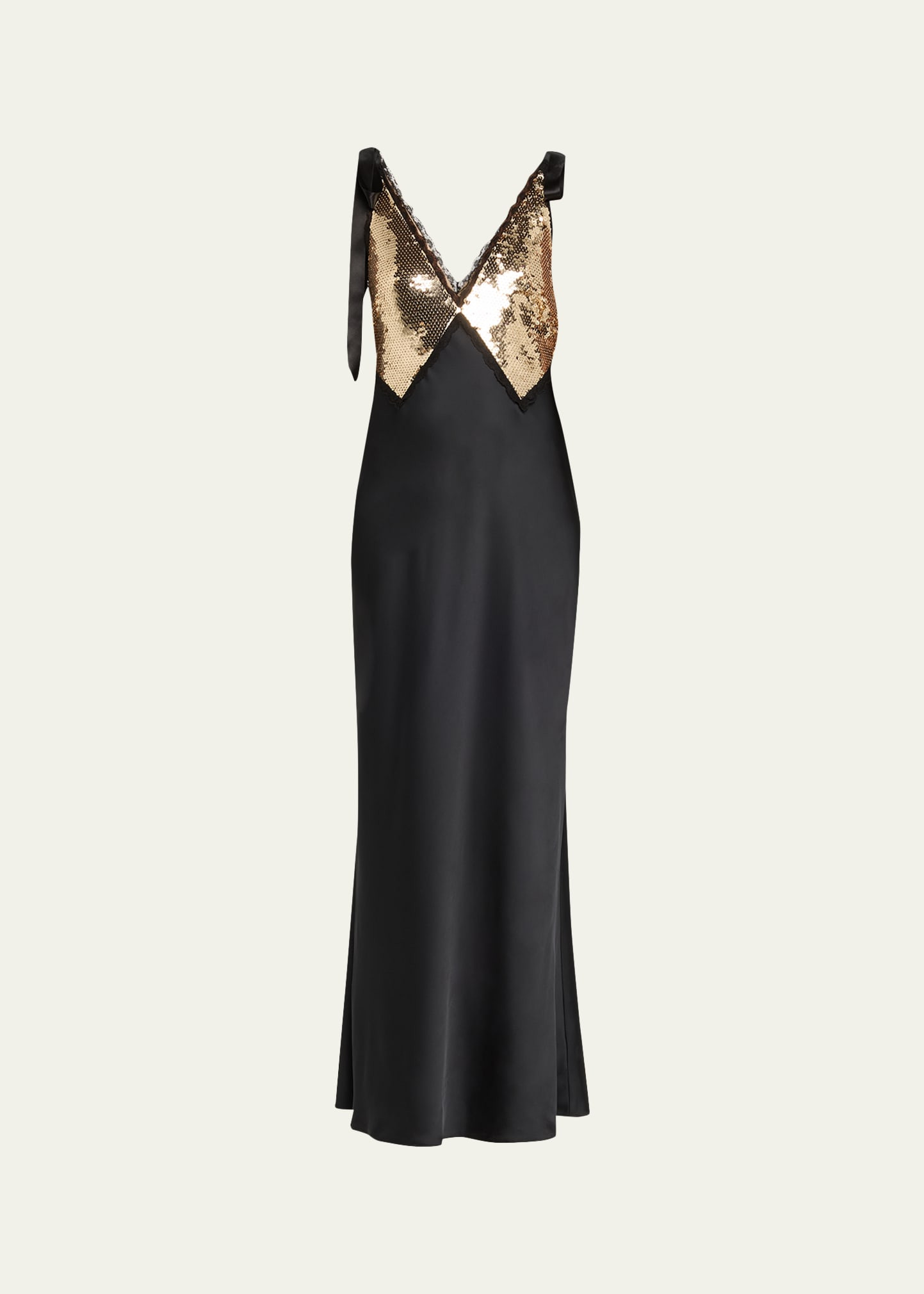 LoveShackFancy Talissa Sequined Maxi Dress | Bergdorf Goodman