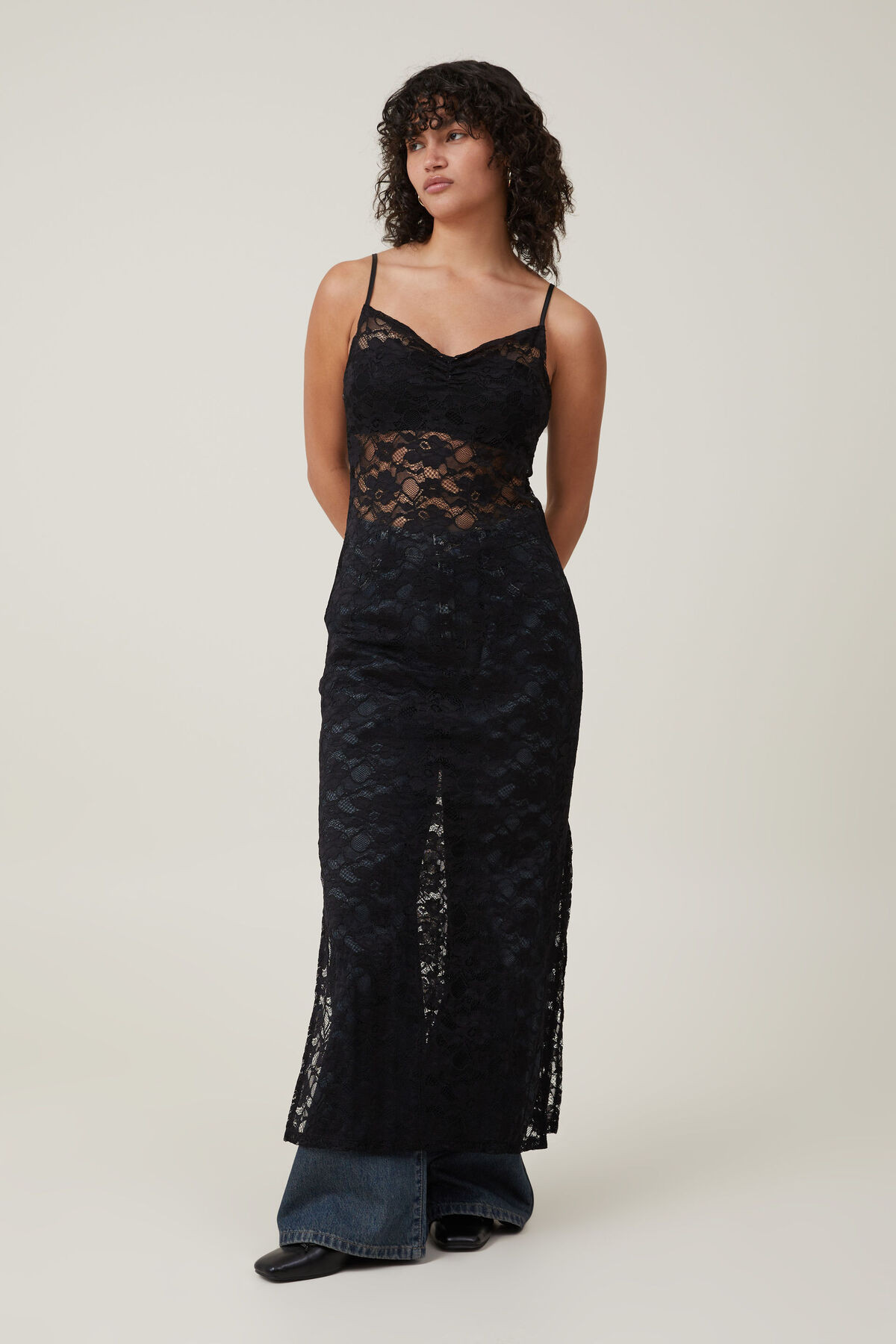 Lace Slip Maxi Dress | Cotton On (US)