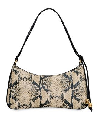 Reina Small Snake Embossed Leather Shoulder Bag | Bloomingdale's (US)
