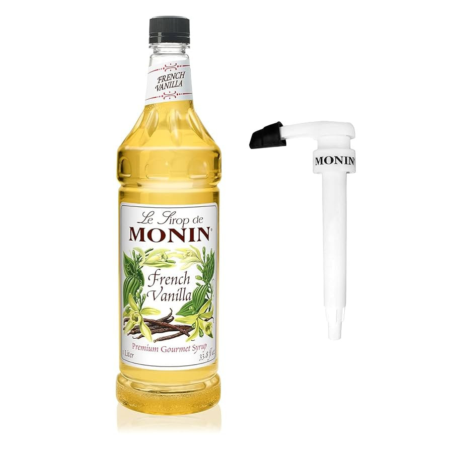 Monin - French Vanilla Syrup with Monin BPA Free Pump, Boxed, Versatile Flavor, Natural Flavors, ... | Amazon (US)