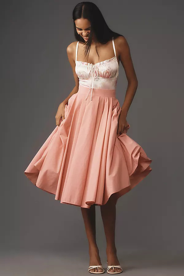 Mac Duggal Full Midi Skirt | Anthropologie (US)