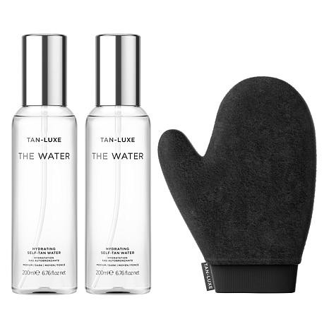 Tan Luxe The Water 2-pack with Mitt - Medium/Dark | HSN